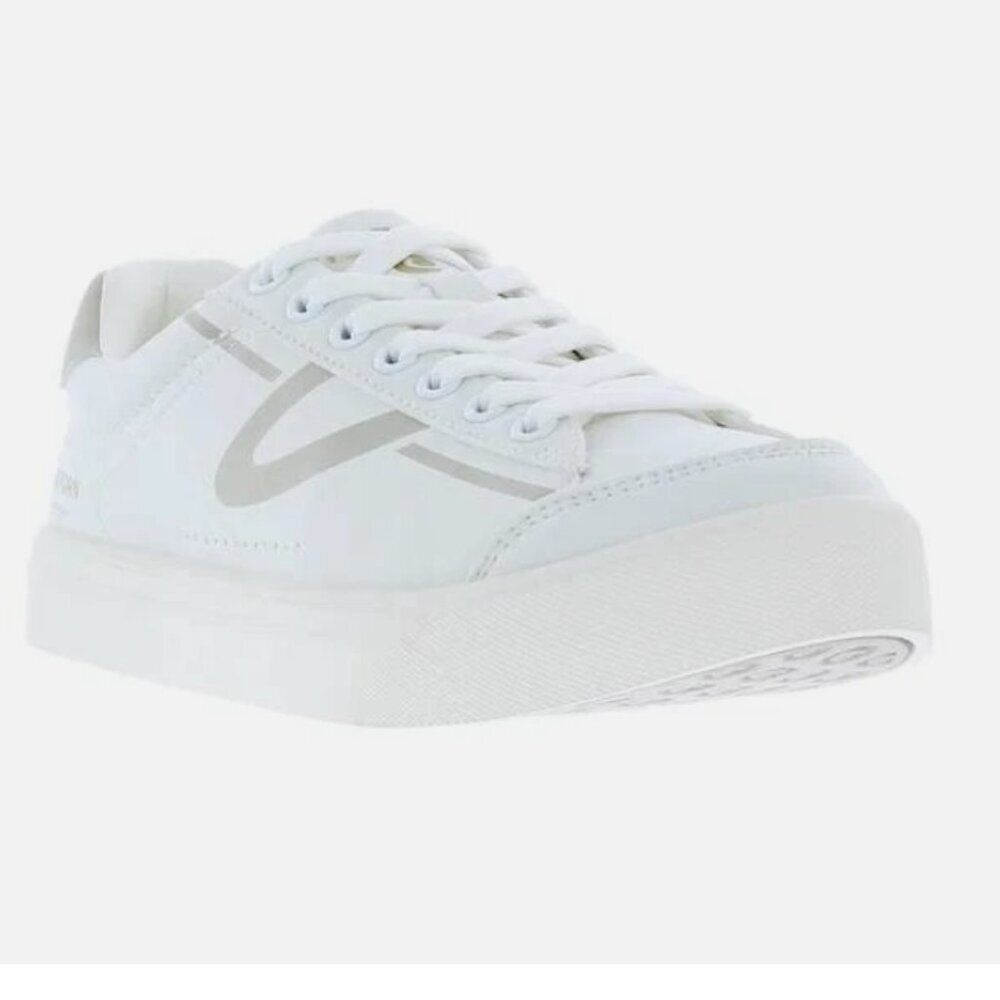 Tretorn Ladies' Hopper Sneaker White/Grey